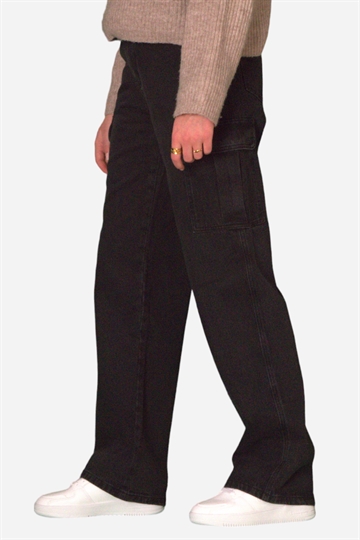 Sofie Schnoor Byxor - Stretch - Washed Black